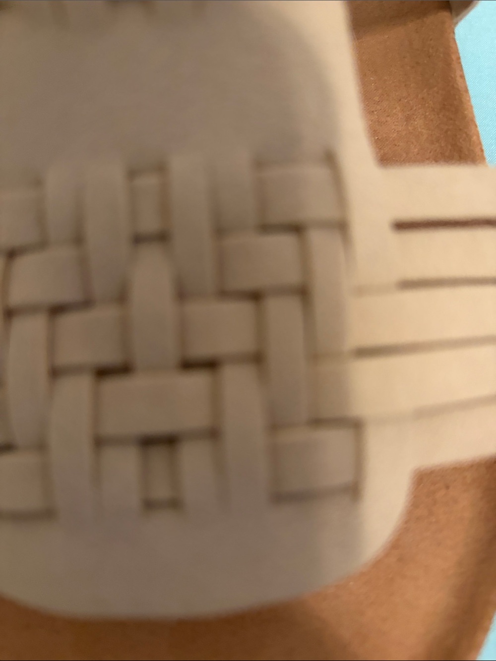 White Mountain Tan Woven Slide Sandals - Picture 5 of 5
